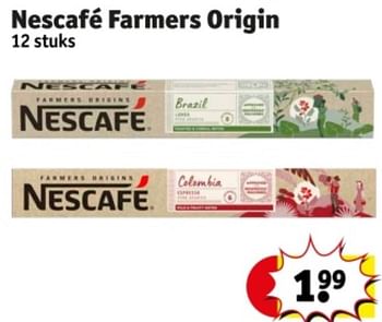 Promoties Nescafé farmers origin - Nescafe - Geldig van 07/05/2024 tot 12/05/2024 bij Kruidvat