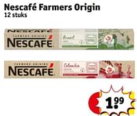 Promoties Nescafé farmers origin - Nescafe - Geldig van 07/05/2024 tot 12/05/2024 bij Kruidvat