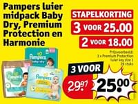 Premium protection luier key size 1-Pampers