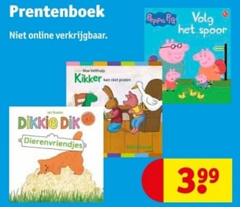 Promoties Prentenboek - Huismerk - Kruidvat - Geldig van 07/05/2024 tot 12/05/2024 bij Kruidvat