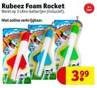 Rubeez foam rocket-Huismerk - Kruidvat