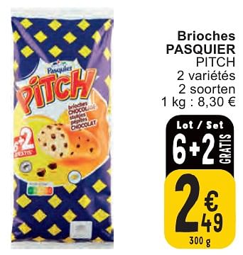 Promotions Brioches pasquier pitch - Brioche pasquier - Valide de 07/05/2024 à 13/05/2024 chez Cora
