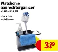 Promoties Watshome aanrechtorganizer - Watshome - Geldig van 07/05/2024 tot 12/05/2024 bij Kruidvat