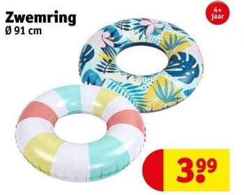 Promoties Zwemring - Huismerk - Kruidvat - Geldig van 07/05/2024 tot 12/05/2024 bij Kruidvat