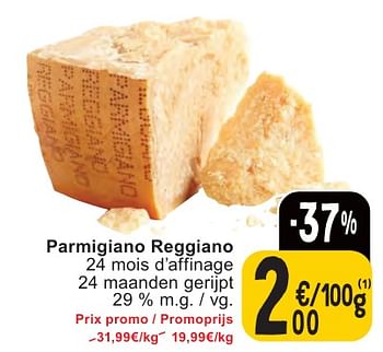 Promoties Parmigiano reggiano - Parmigiano Reggiano - Geldig van 07/05/2024 tot 13/05/2024 bij Cora
