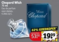 Promoties Chopard wish edp - Chopard Wish - Geldig van 07/05/2024 tot 12/05/2024 bij Kruidvat