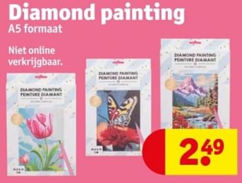 Promotions Diamond painting - Produit maison - Kruidvat - Valide de 07/05/2024 à 12/05/2024 chez Kruidvat