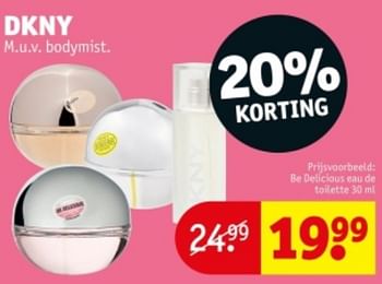Promotions Dkny be delicious eau de toilette - DKNY - Valide de 07/05/2024 à 12/05/2024 chez Kruidvat