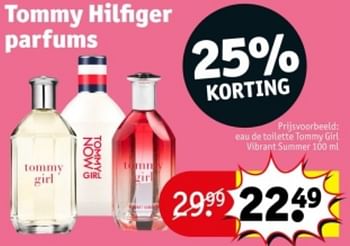 Promoties Eau de toilette tommy girl vibrant summer - Tommy Hilfiger - Geldig van 07/05/2024 tot 12/05/2024 bij Kruidvat