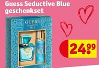 Promoties Guess seductive blue geschenkset - Guess - Geldig van 07/05/2024 tot 12/05/2024 bij Kruidvat
