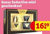 Promoties Guess seductive mini geschenkset - Guess - Geldig van 07/05/2024 tot 12/05/2024 bij Kruidvat