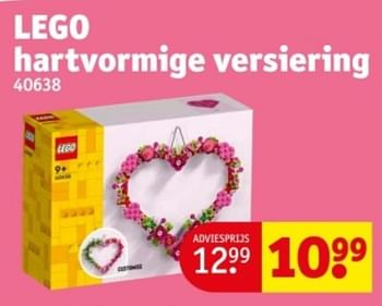 Promotions Lego hartvormige versiering - Lego - Valide de 07/05/2024 à 12/05/2024 chez Kruidvat