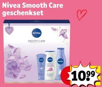 Promotions Nivea smooth care geschenkset - Nivea - Valide de 07/05/2024 à 12/05/2024 chez Kruidvat