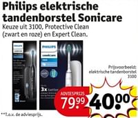 Promoties Philips elektrische tandenborstel 3100 - Philips - Geldig van 07/05/2024 tot 12/05/2024 bij Kruidvat