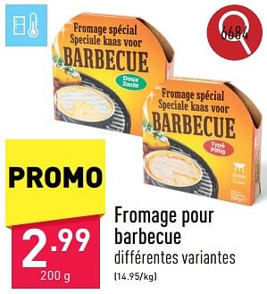 Promoties Fromage pour barbecue - Huismerk - Aldi - Geldig van 13/05/2024 tot 19/05/2024 bij Aldi