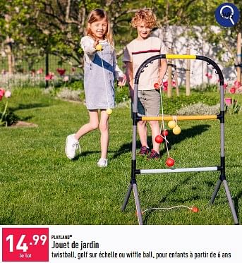 Promoties Jouet de jardin - Playland - Geldig van 13/05/2024 tot 19/05/2024 bij Aldi