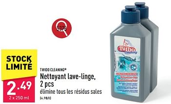Promoties Nettoyant lave-linge - Twido - Geldig van 13/05/2024 tot 19/05/2024 bij Aldi