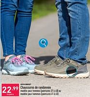 Promotions Chaussures de randonnée - Adventuridge - Valide de 13/05/2024 à 19/05/2024 chez Aldi