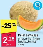 Promotions Melon cantaloup - Produit maison - Aldi - Valide de 13/05/2024 à 19/05/2024 chez Aldi