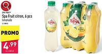 Promotions Spa fruit citron - Spa - Valide de 13/05/2024 à 19/05/2024 chez Aldi