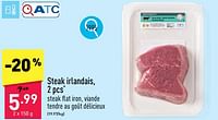 Promotions Steak irlandais - Produit maison - Aldi - Valide de 13/05/2024 à 19/05/2024 chez Aldi