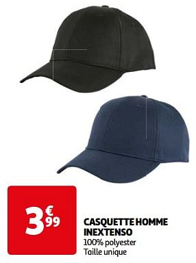 Promoties Casquette homme inextenso - Inextenso - Geldig van 07/05/2024 tot 21/05/2024 bij Auchan