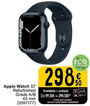 Promotions Apple watch s7 - Apple - Valide de 07/05/2024 à 18/05/2024 chez Cora