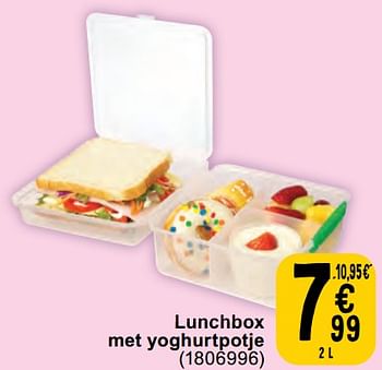 Promoties Lunchbox met yoghurtpotje - Sistema - Geldig van 07/05/2024 tot 18/05/2024 bij Cora