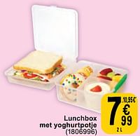 Lunchbox met yoghurtpotje-Sistema
