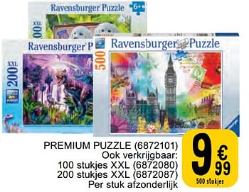 Promotions Premium puzzle - Ravensburger - Valide de 07/05/2024 à 18/05/2024 chez Cora