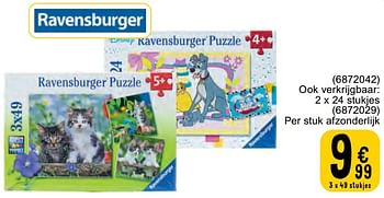 Promoties Puzzels - Ravensburger - Geldig van 07/05/2024 tot 18/05/2024 bij Cora