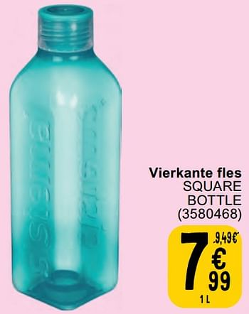 Promotions Vierkantefles square bottle - Sistema - Valide de 07/05/2024 à 18/05/2024 chez Cora