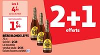 Promoties Bière blonde leffe - Leffe - Geldig van 07/05/2024 tot 13/05/2024 bij Auchan