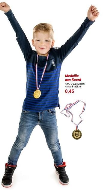 Promoties Medaille aan koord - Huismerk - Lobbes - Geldig van 01/03/2024 tot 31/05/2024 bij Lobbes