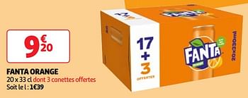 Promotions Fanta orange - Fanta - Valide de 07/05/2024 à 13/05/2024 chez Auchan Ronq