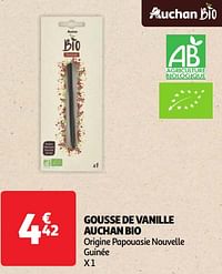 Gousse de vanille auchan bio-Huismerk - Auchan