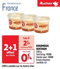 Houmous auchan-Huismerk - Auchan