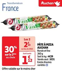 Pâte à pizza auchan-Huismerk - Auchan
