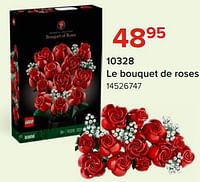 Promotions 10328 le bouquet de roses - Lego - Valide de 03/05/2024 à 09/06/2024 chez Euro Shop