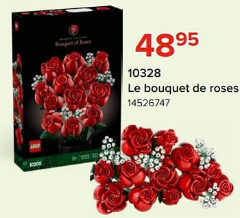 Promoties 10328 le bouquet de roses - Lego - Geldig van 03/05/2024 tot 09/06/2024 bij Euro Shop