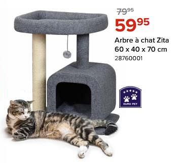 Promotions Arbre à chat zita - Euro Pet - Valide de 03/05/2024 à 09/06/2024 chez Euro Shop