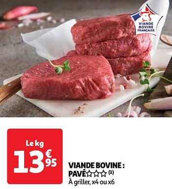 Promoties Viande bovine pavé - Huismerk - Auchan - Geldig van 07/05/2024 tot 13/05/2024 bij Auchan