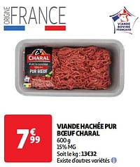 Viande hachée pur boeuf charal-Charal