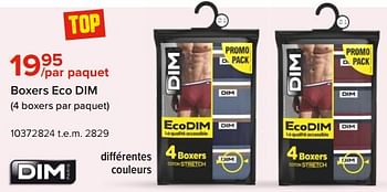 Promoties Boxers eco dim - Dim - Geldig van 03/05/2024 tot 09/06/2024 bij Euro Shop