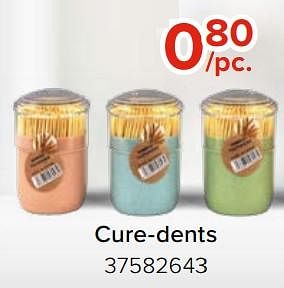 Promotions Cure-dents - Produit Maison - Euroshop - Valide de 03/05/2024 à 09/06/2024 chez Euro Shop