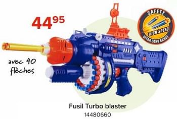 Promoties Fusil turbo blaster - Huismerk - Euroshop - Geldig van 03/05/2024 tot 09/06/2024 bij Euro Shop
