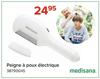 Promoties Medisana peigne à poux électrique - Medisana - Geldig van 03/05/2024 tot 09/06/2024 bij Euro Shop