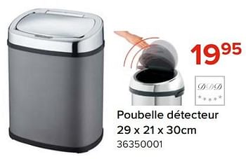 Promoties Poubelle détecteur - Euro Happy - Geldig van 03/05/2024 tot 09/06/2024 bij Euro Shop