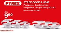 Promotions Pyrex cook + heat - Pyrex - Valide de 03/05/2024 à 09/06/2024 chez Euro Shop