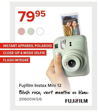 Promotions Fujifilm instax mini 12 - Fujifilm - Valide de 03/05/2024 à 09/06/2024 chez Euro Shop
